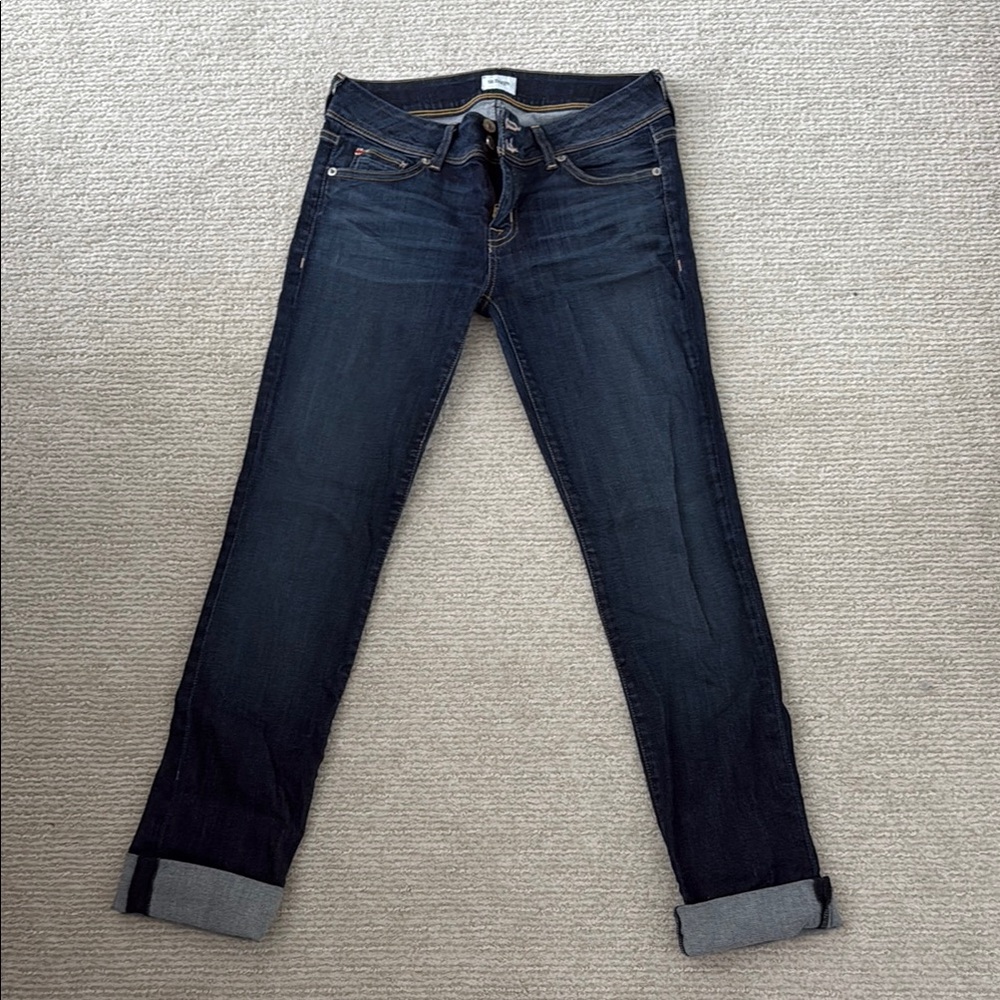 Hudson Jeans Blue Straight Leg Denim